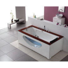 Acrylic Free Standing Whirlpool SPA Massage Bathtub